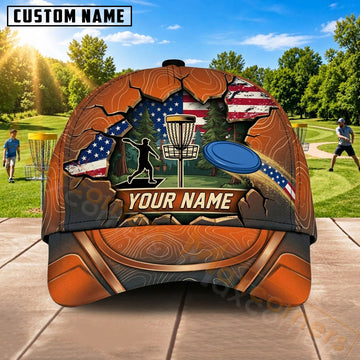 Maxcorners Disc Golf Flying Disc & Dynamic Graphic Customized Name 3D Cap