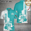 Maxcorners Bowling Shoes Multicolor Customized Name, Team Name 3D Shirts