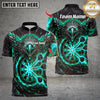 Maxcorners Darts Fire Eagle Multicolor Customized Name, Team Name 3D Shirt