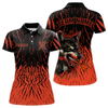 Maxcorners Vibrant Red-Orange Wolf Dart Arrow Shirt Custom Dart Shirt For Men, Dart Jerseys LM105