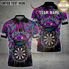 Maxcorners Darts Monster Crab Graffiti Dartboard Multicolor Customized Name, Team Name 3D Shirts