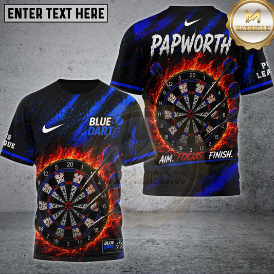 Maxcorners Darts 3D Shirt For  Robert Papworth