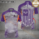 Maxcorners Billiard 8-Ball Pool Fire Camo Multicolor Personalized Name, Team Name 3D Shirt