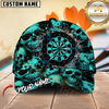 Maxcorners Darts Skull Explosion Personalized Name 3D Cap