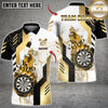 Maxcorners Darts Flame Dartboard Multicolor Customized Name, Team Name 3D Shirts