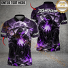 Maxcorners Golf Dark Night Reaper Design Personalized Name, Team Name 3D Shirt (4 Colors)