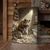 Maxcorners Wild Boar Canvas Rustic Bathroom Stone Wall Humor Canvas Wall Art