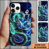 Maxcorners Bowling Cosmic Dragon Ball Multicolor Personalized Name 3D Phone Case