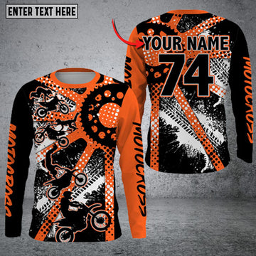 Maxcorners Road King Motorcycle Personalized Name 3D Shirt