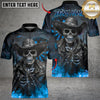 Maxcorners Darts Cowboy Skeleton Gunslinger Multicolor Customized Name, Team Name 3D Shirts