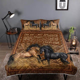 Maxcorners Horse Harmony Ensemble Bedding Set