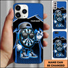 Maxcorners Cool Street Dartboard Character Urban Style Personalized Name 3D Phone Case