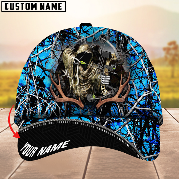 Maxcorners Premium Hunter Hunting Multicolor Option Personalized Name 3D Cap