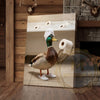 Maxcorners Duck Canvas Bathroom Towel Flying Humor Canvas Wall Art