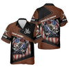 Maxcorners Fishing American Flag UPF Fishing Shirt, Patriotic Fishing Shirt, Men's Fishing Shirts, Gift For Fisherman