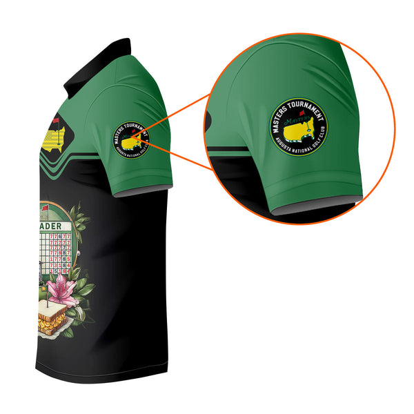Maxcorners Augusta Golf Master Custom Men's Golf Polo Shirt, Funny Golf Shirt, Gift For Golf Lovers