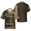 Maxcorners Don't Be A Basshole Men's Fishing Shirt, Mahi Fishing Shirt, UPF Fishing Shirt