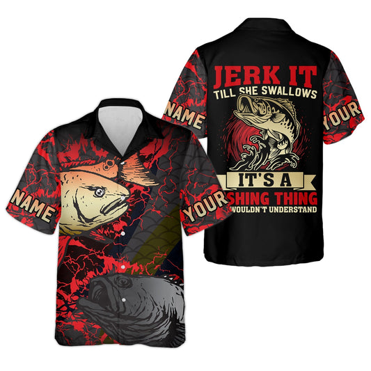Maxcorners Bass Fishing UPF Shirts, It's a Fishing Thing You Would't Understand, Funny Fishing Shirt, Gift For Fisherman