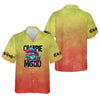 Maxcorners Crappie Mood Orange Yellow Fishing UPF Shirts, Fishing Jersey, Funny Fishing Shirt