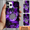 Maxcorners Fire Dragon Flame Dartboard Fantasy Style Personalized Name 3D Phone Case