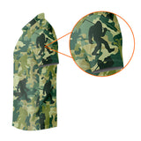 Maxcorners Bigfoot Sasquatch Men's Golf Polo Shirt, Funny Golf Shirt, Gift For Golfers