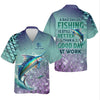 Maxcorners A Bad Day Of Fishing Is Still Better Than A Good Day At Work SPF Shirt, Funny Fishing Shirt, Fishing Shirts For Men