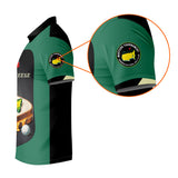 Maxcorners Pimento Cheese Augusta Golf Course Custom Men's Golf Polo Shirt, Funny Golf Gifts