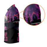 Maxcorners Not All Who Wander Are Lost Bigfoot Custom Men's Golf Polo Shirt, Funny Golf Shirt, Gift For Golfers