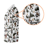 Maxcorners Bigfoot Sasquatch Men's Golf Polo Shirt, Funny Golf Shirt, Men Golf Gifts