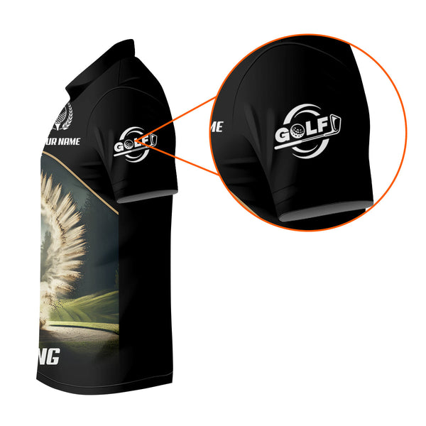 Maxcorners Custom Elite Golfer Golf Polo Shirt, Gift For Golfers, Mens Golf Gift