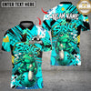 Maxcorners Frog Bowling Multicolor Customized Name, Team Name 3D Shirts