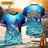Maxcorners Just Another Beer Drinker With A Fishing Problem Marlin Fishing Shirt, Funny Fishing Shirt, Men's Fishing Shirt
