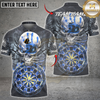 Maxcorners Darts Skull Lightning Dartboard Multicolor Customized Name, Team Name 3D Shirts
