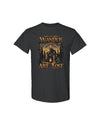Maxcorners Not All Who Wander Are Lost Bigfoot Compass Cotton Shirt LM2101