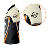 Maxcorners Custom Golf Ball Men's Golf Polo Shirt, Golfing Apparel, Golf Gifts For Men