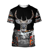 Maxcorners Deer Hunter Custom Name Shirt 3D All Over Printed Clothes