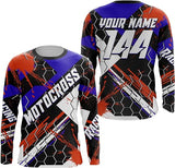 Maxcorners Motocross MX Customize Name And Number 3D Shirts