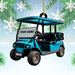 Maxcorners Personalized Golf Cart Ornaments, Golf Keychain, Funny Golf Accessories, Gift For Golf Lovers