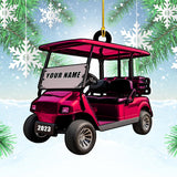 Maxcorners Personalized Golf Cart Ornaments, Golf Keychain, Funny Golf Accessories, Gift For Golf Lovers