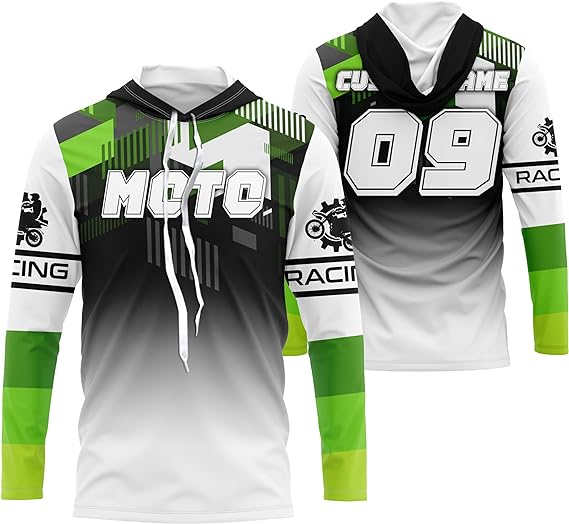 Maxcorners Motocross Dirt Bike Off-Road Customize Name And Number 3D Shirts