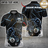Maxcorners Billiard Black Panther Power 8 Ball Multicolor Customized Name, Team Name 3D Shirt