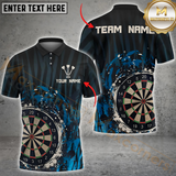 Maxcorners Darts Splash Multicolor Customized Name, Team Name 3D Shirts