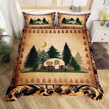Maxcorners Happy Camping Bedding Set