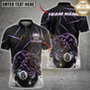 Maxcorners Billiard Black Panther Power 8 Ball Multicolor Customized Name, Team Name 3D Shirt