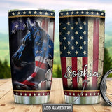 Maxcorners Horse Whisperer Insulated Personalized Name Tumbler