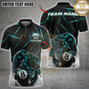Maxcorners Billiard Black Panther Power 8 Ball Multicolor Customized Name, Team Name 3D Shirt