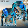 Maxcorners Fishing Sharp Strike Custom Name & Team Name 3D Shirts