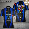 Maxcorners Billiards Hex Gradient Multicolor Customized Name, Team Name 3D Shirt