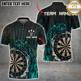 Maxcorners Darts Splash Multicolor Customized Name, Team Name 3D Shirts