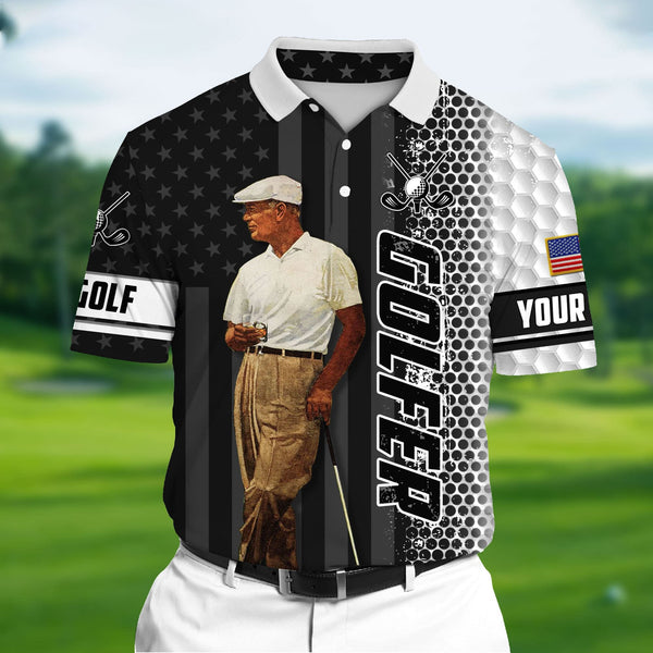 Max Corners Pride Cool Golfer, Love Golf 3D Polo Shirt Multicolor Custom Name